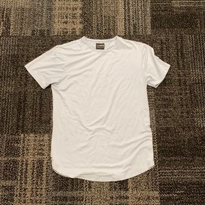 NEW CUTS CLOTHING Curve Hem Shirt Mirage Blue M